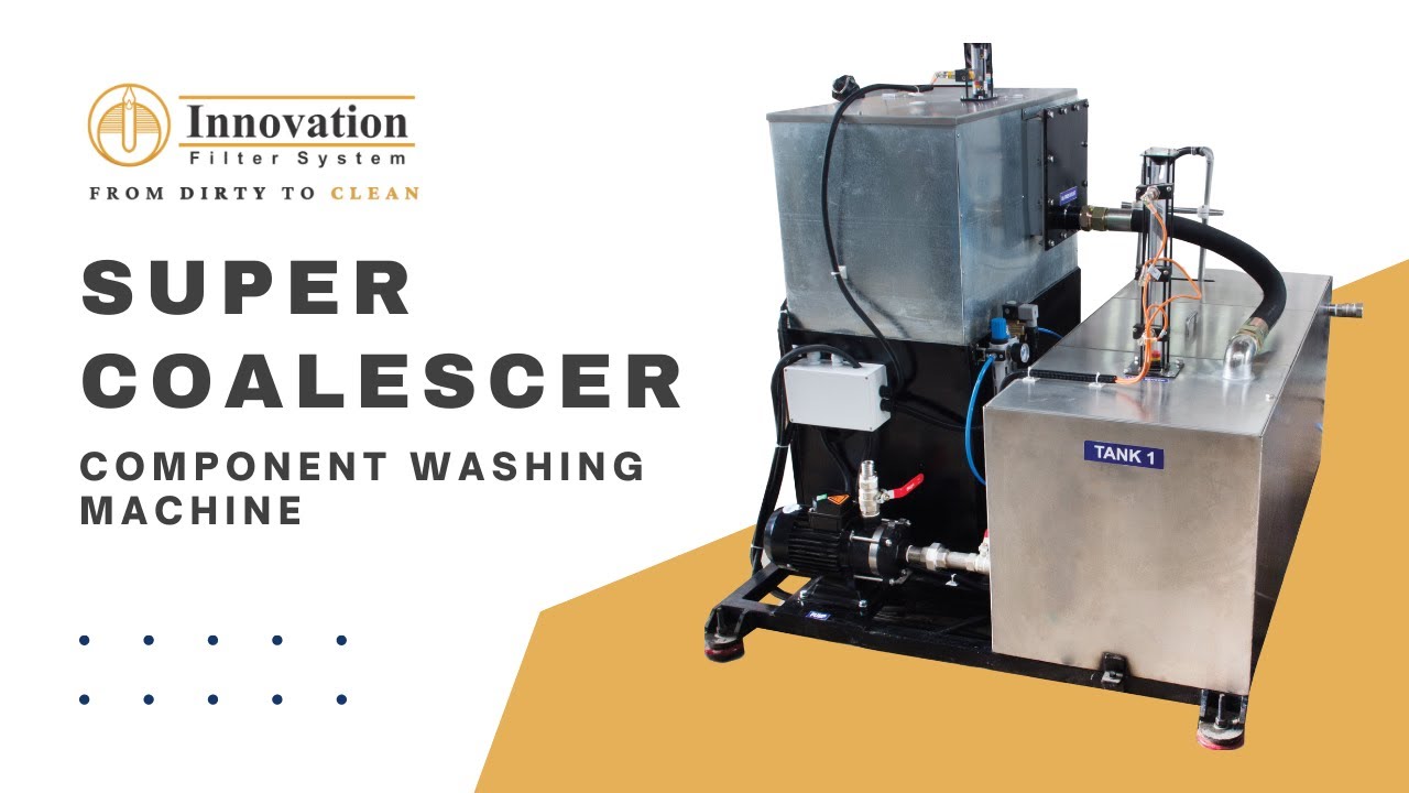 Coalescer-Oil Skimmer for Washing Machine Application