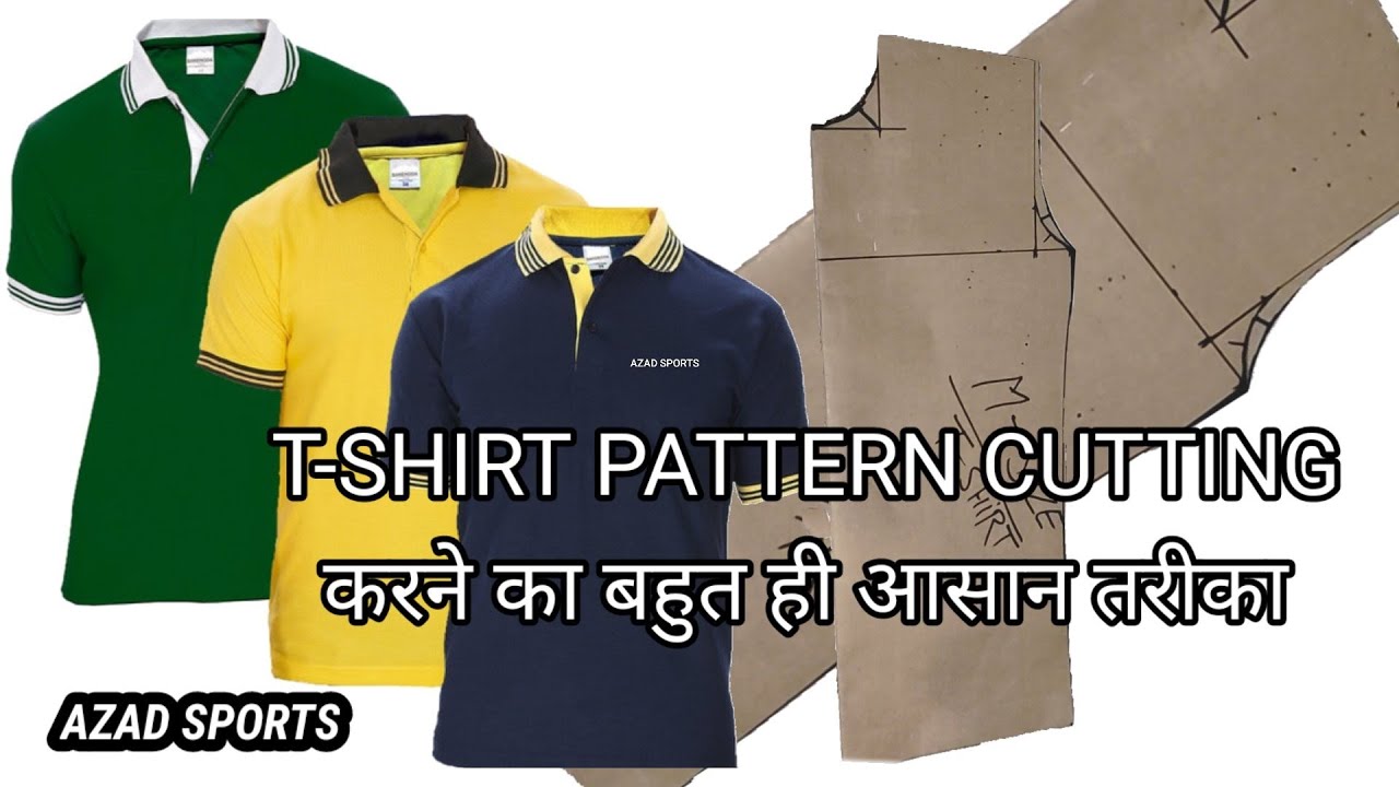 T SHIRTS👕||M SIZE T-SHIRT CUTTING BY AZAD SPORTS t shirt making#shirts #tshirts