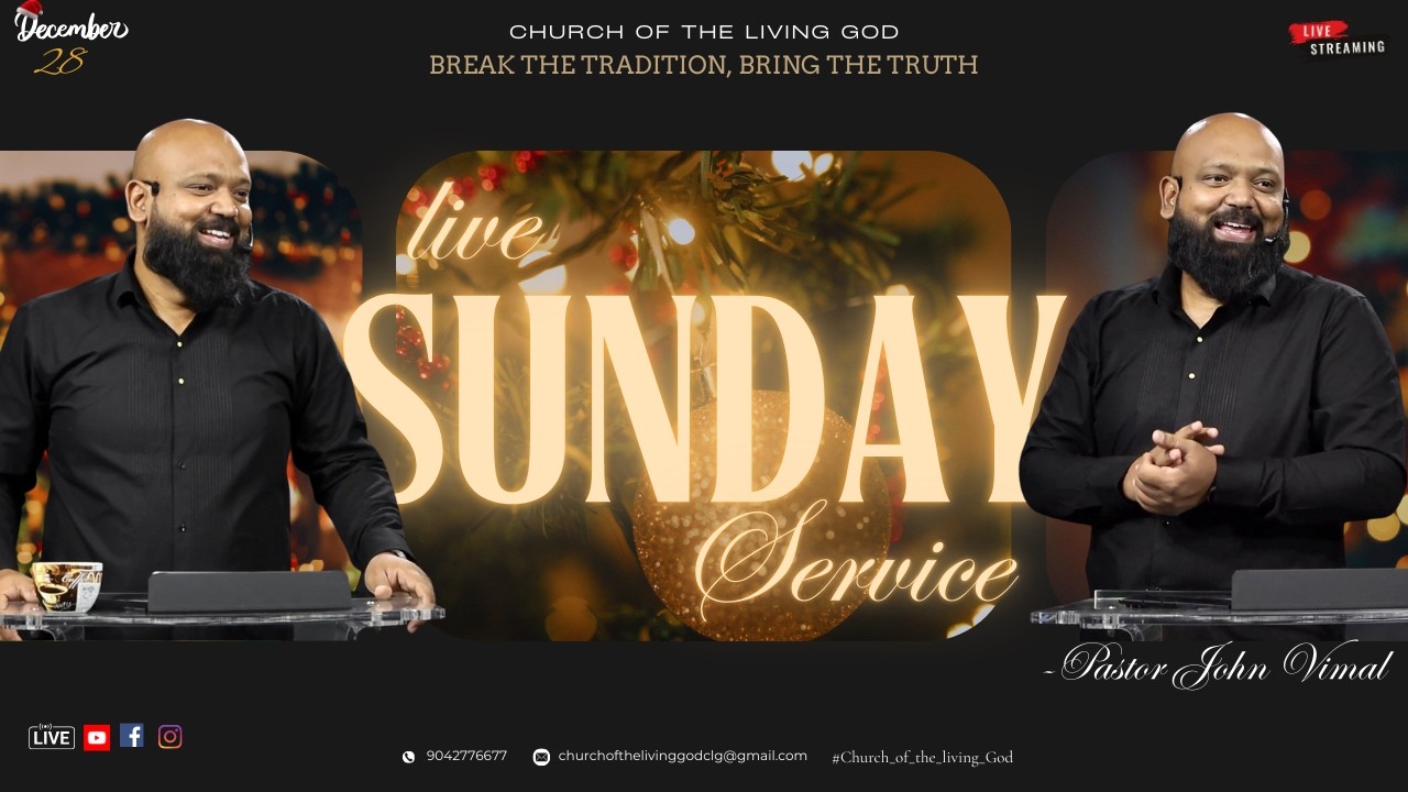 🔴 || Sunday Live Services || CLG || Pastor John Vimal || Feb 22nd 2026