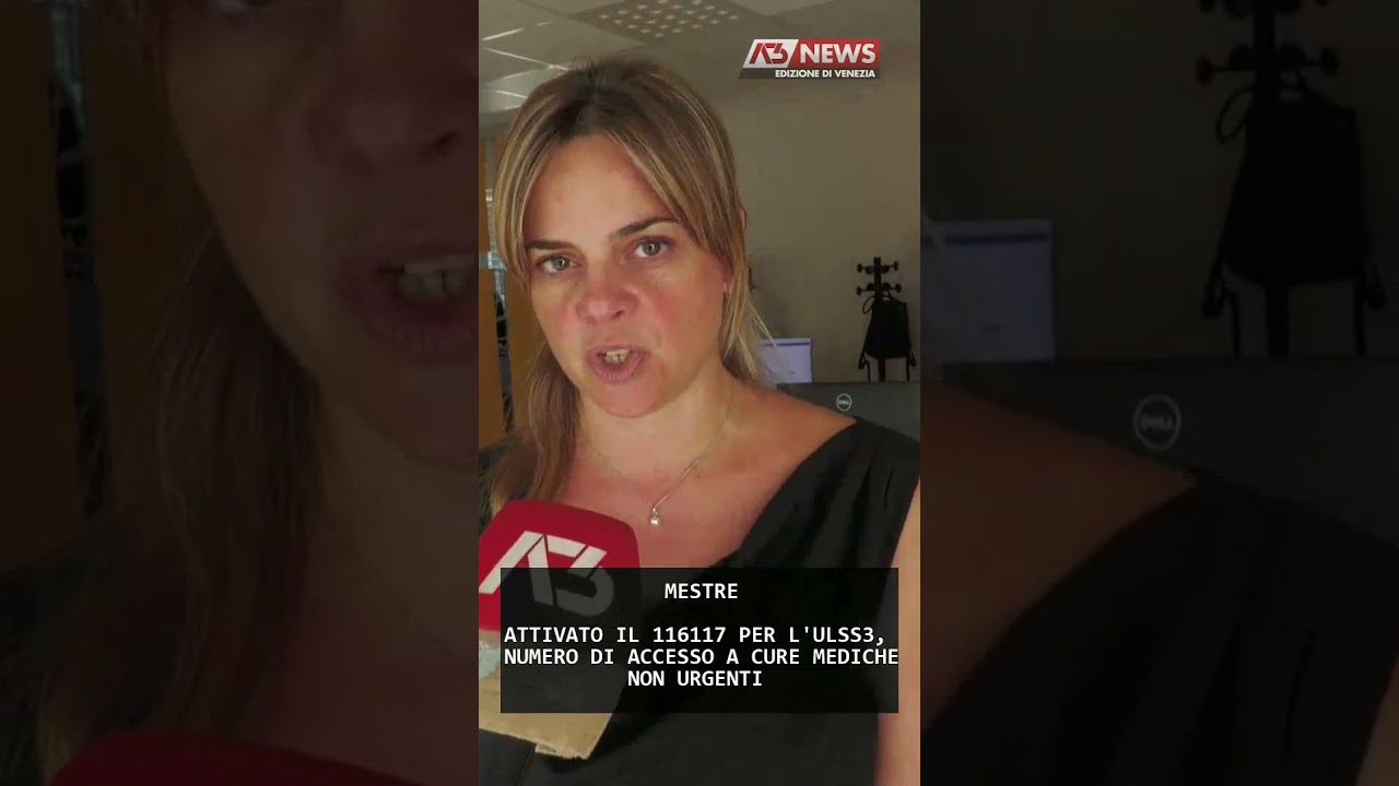 ATTIVATO IL 116117 PER L'ULSS3, NUMERO DI ACCESSO A CURE MEDICHE NON URGENTI | 24/07/2025