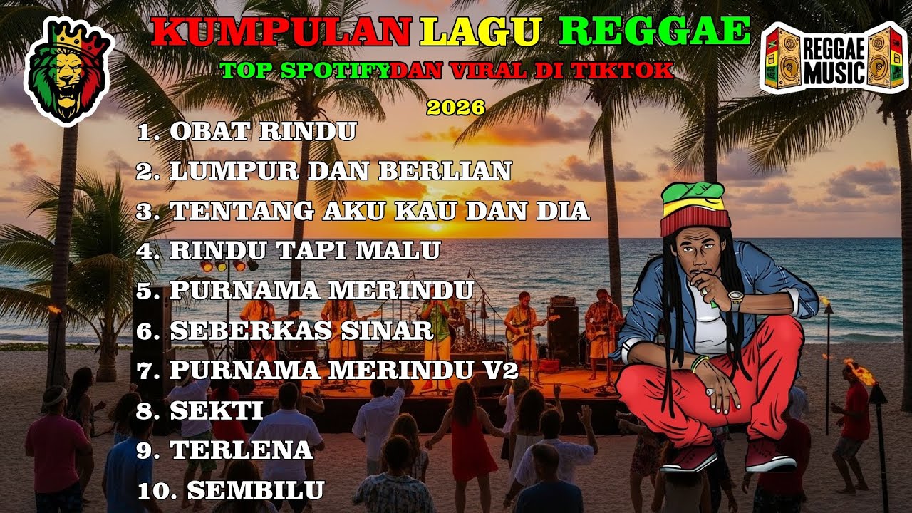 TOP HITS SPOTIFY Reggae 2026 ✨ Musik Santai Paling Enak Buat Belajar🌴