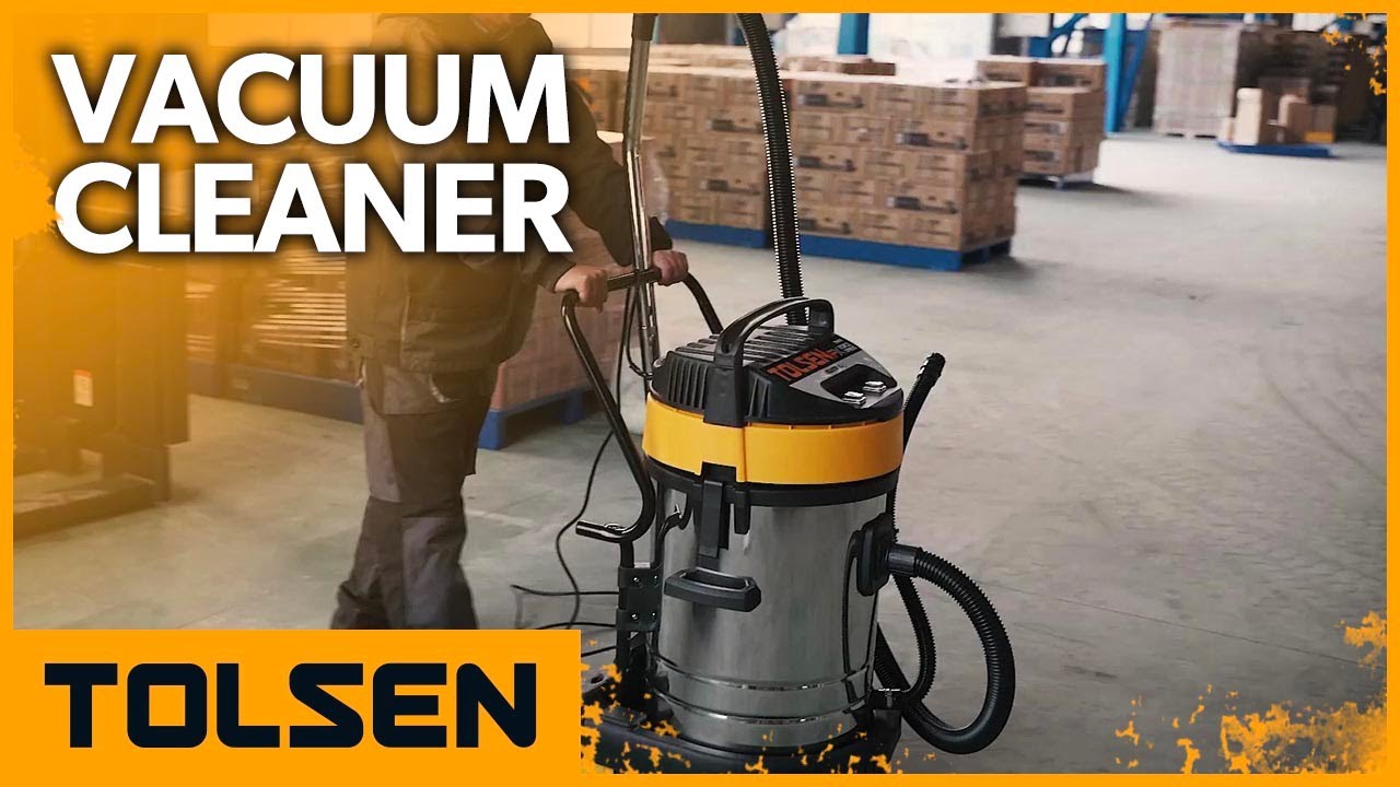 TOLSEN Wet and Dry Vacuum Cleaner 3000W 80L with Stainless Steel Tank