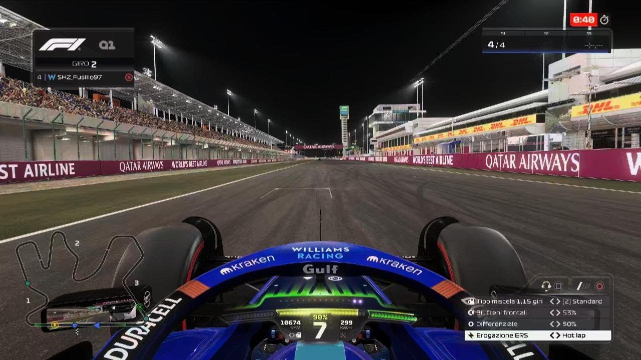 F1 23 Qatar Hotlap - 1:19:558