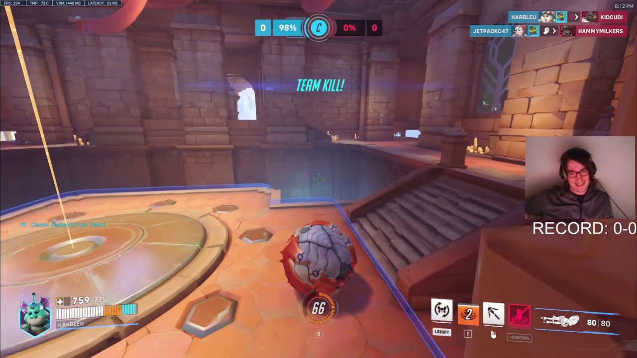 22-0 HARBLEU FLAWLESS HAMMOND GAMEPLAY OVERWATCH 2 SEASON 11