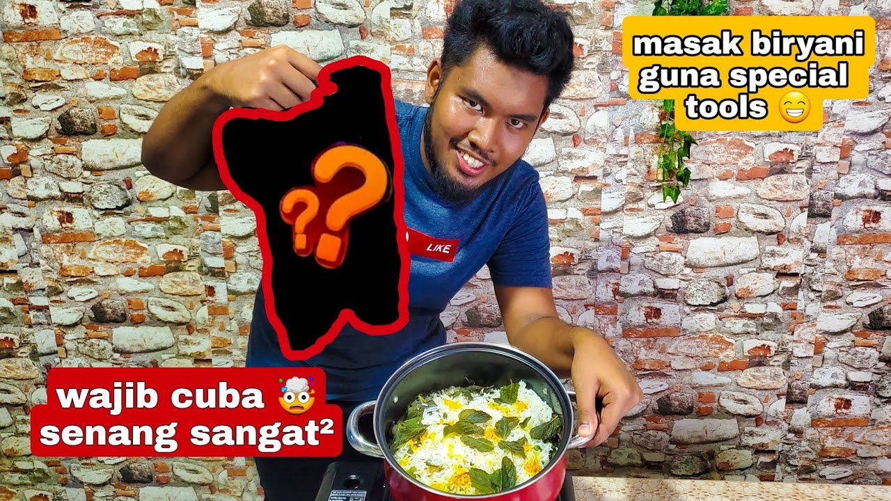 BRIYANI TENGGIRI | ARIF Masak Briyani Guna Kain dan Periuk Jer Sumpah Senang.