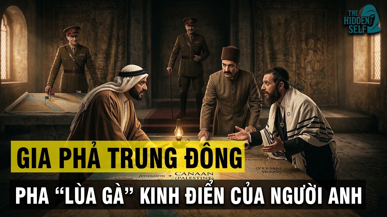 PHA LÙA GÀ THẾ KỶ CỦA ĐẾ QUỐC ANH VÀ GIA PHẢ ĐẪM MÁU NGUỒN CƠN CỦA XUNG ĐỘT TRUNG ĐÔNG
