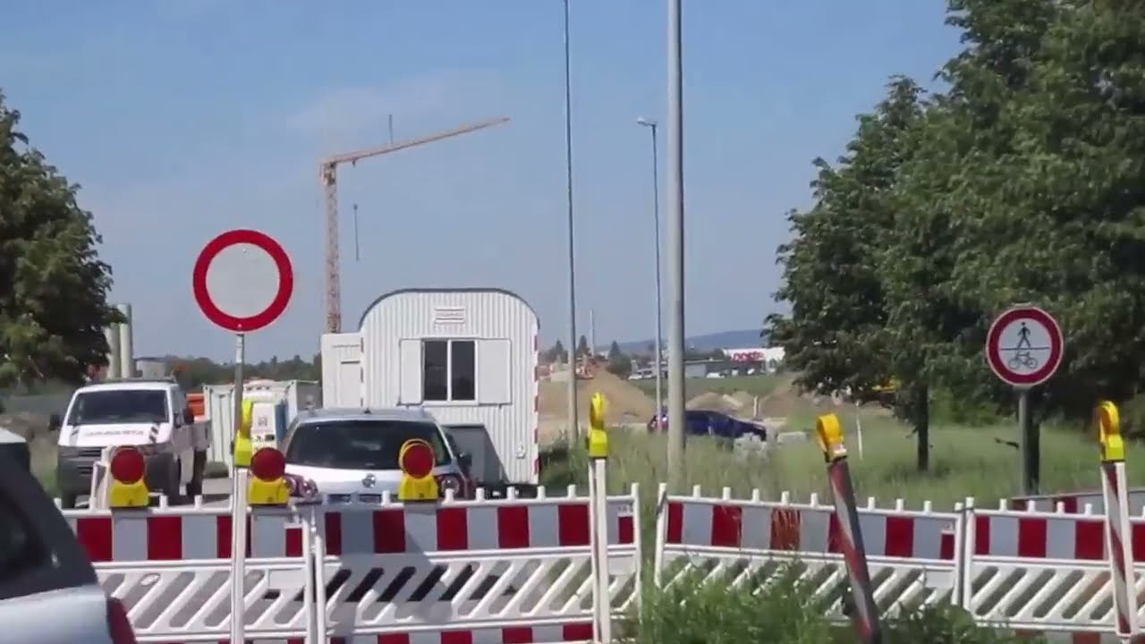 Busfahrt von Wegeleben durch Harsleben nach Halberstadt