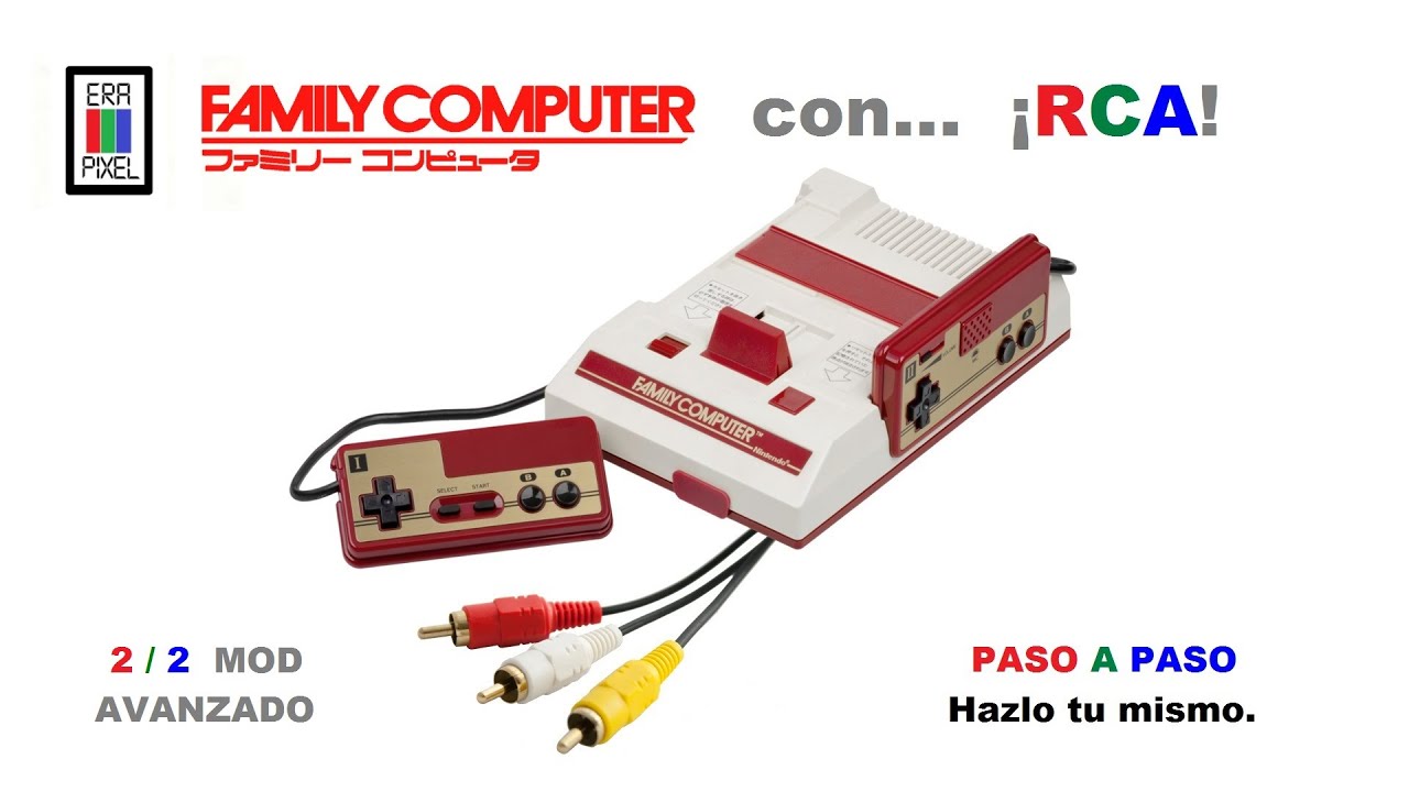 Consola Nintendo FAMICOM - Mod AV Avanzado 2/2