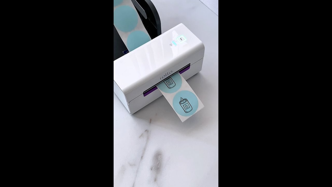 Creating stickers with the Rollo thermal printer 