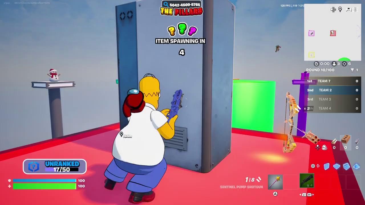 PLAYING FORTNITE