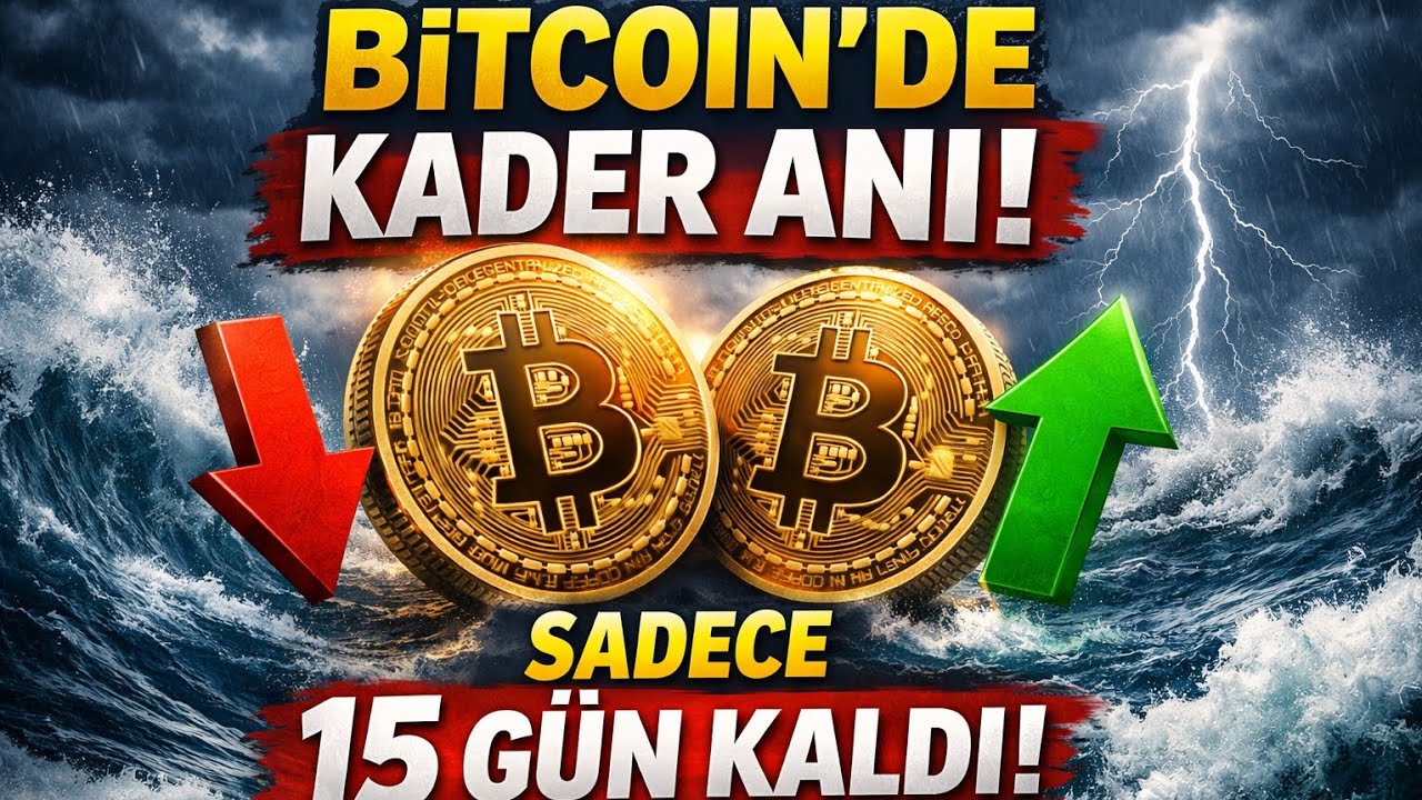 UYARIYORUM KRİPTOLAR İ&Ccedil;İN SADECE 15 GUN KALDI BU TAM BİR KARAR ZAMANI