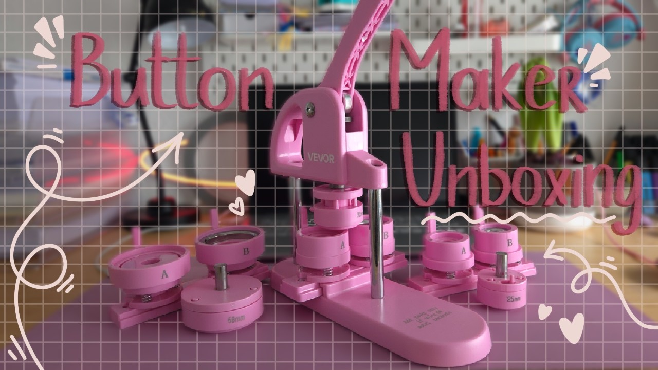 VEVOR Button Maker Unboxing 🎉 Is This Badge Machine Worth It?!
