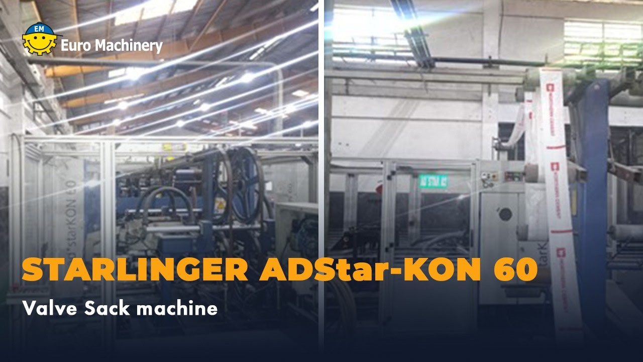 STARLINGER ADStar-KON 60 | High-Speed Valve Sack Conversion Line (Up to 60 bags/min)