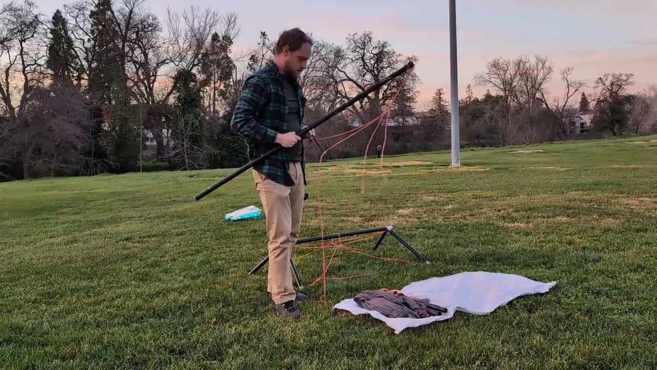 Packdown Demo For Lumite Gear Hammock Stand