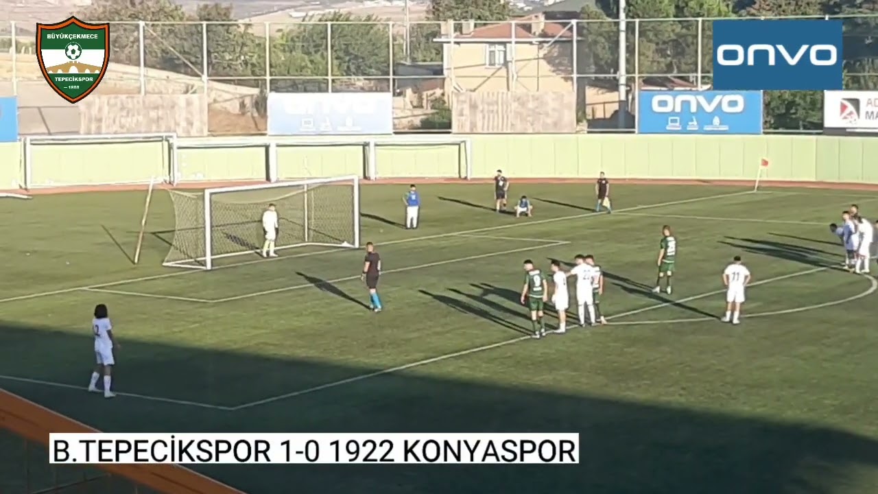 Büyükçekmece Tepecikspor 1-0 1922 Konyaspor Gol 88.dakikada Cihad Ateş