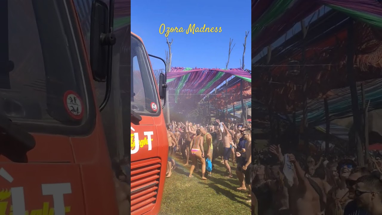 Ozora Festival 2024 Madness - Rain dance vibes. Part 1 #musicfestival #rave #raindance