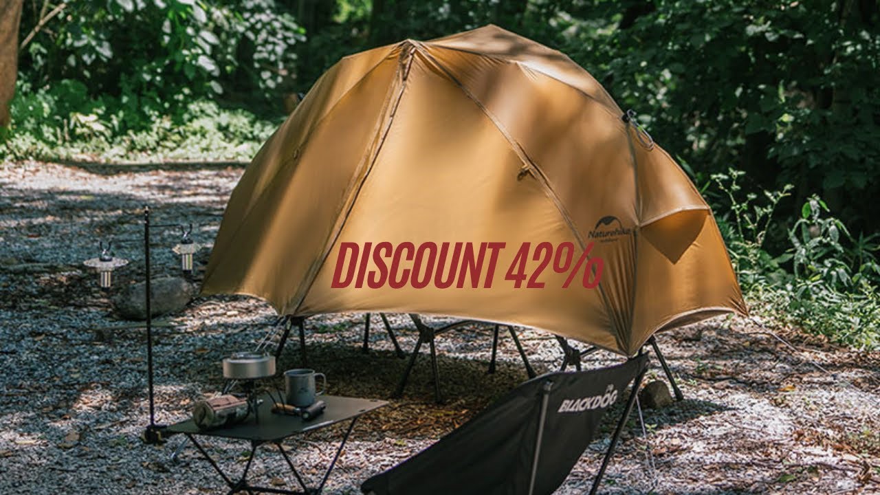 Naturehike Canyon 1P Quick Open Tent Camping Cot Bed Tent 1 Person Outdoor Ultralight Rainproof 20D