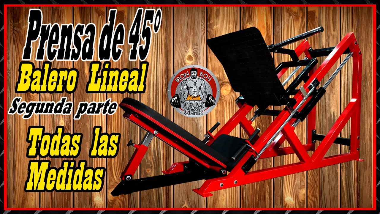 Como hacer una prensa de 45° (Balero Lineal) Parte 2
