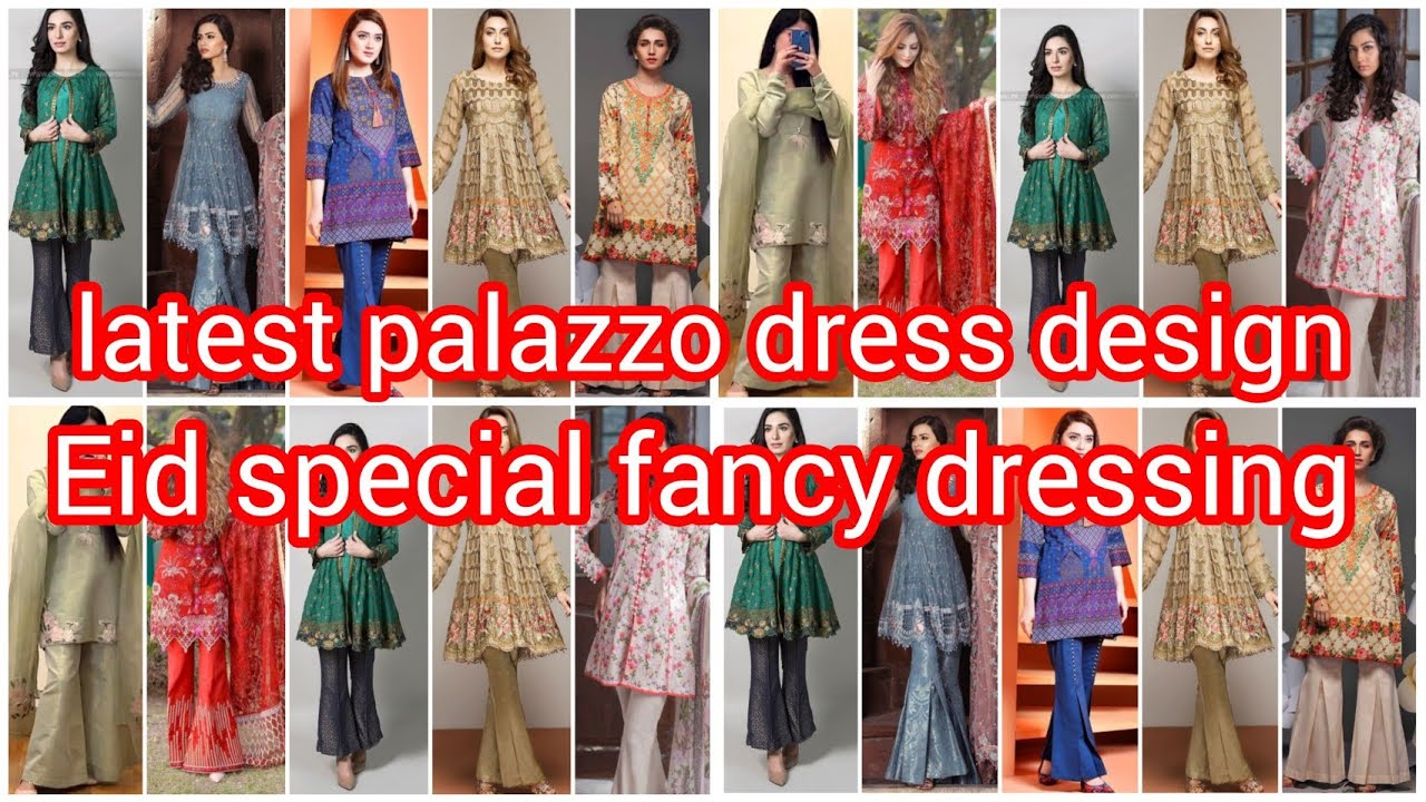 40+Latest palazzo dress design/2026/fancy party wear Eid dressing/taroser Palazzo