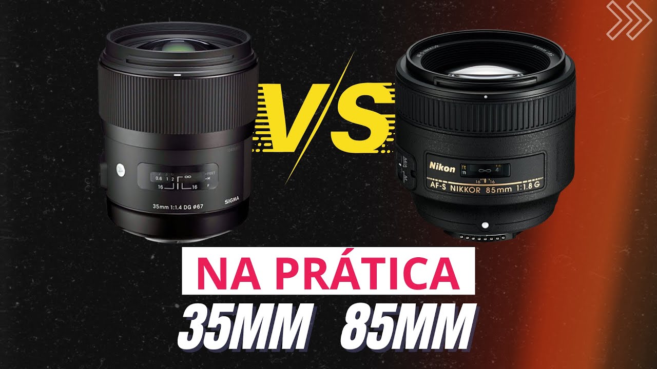 COMPARAÇÃO: 35mm x 85mm Qual é a diferença de resultado entre as lentes na prática? | Bruno Montt