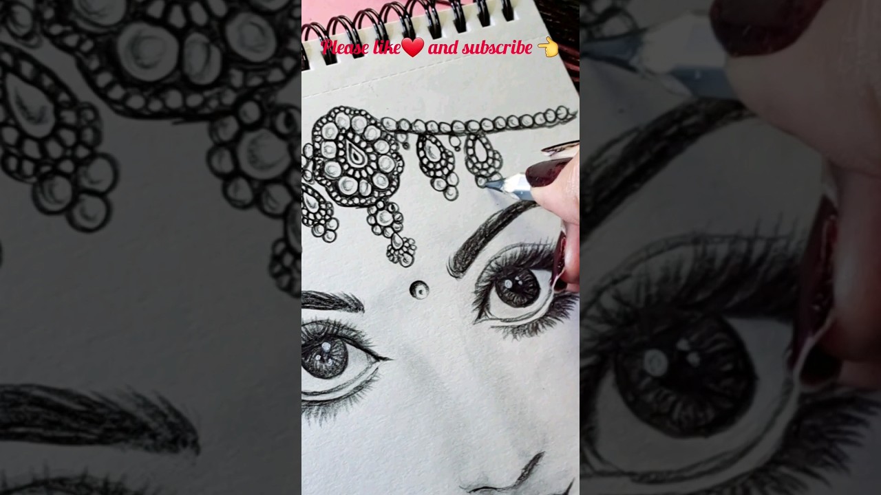 bride sketch || dulhan ki drawing ✨️