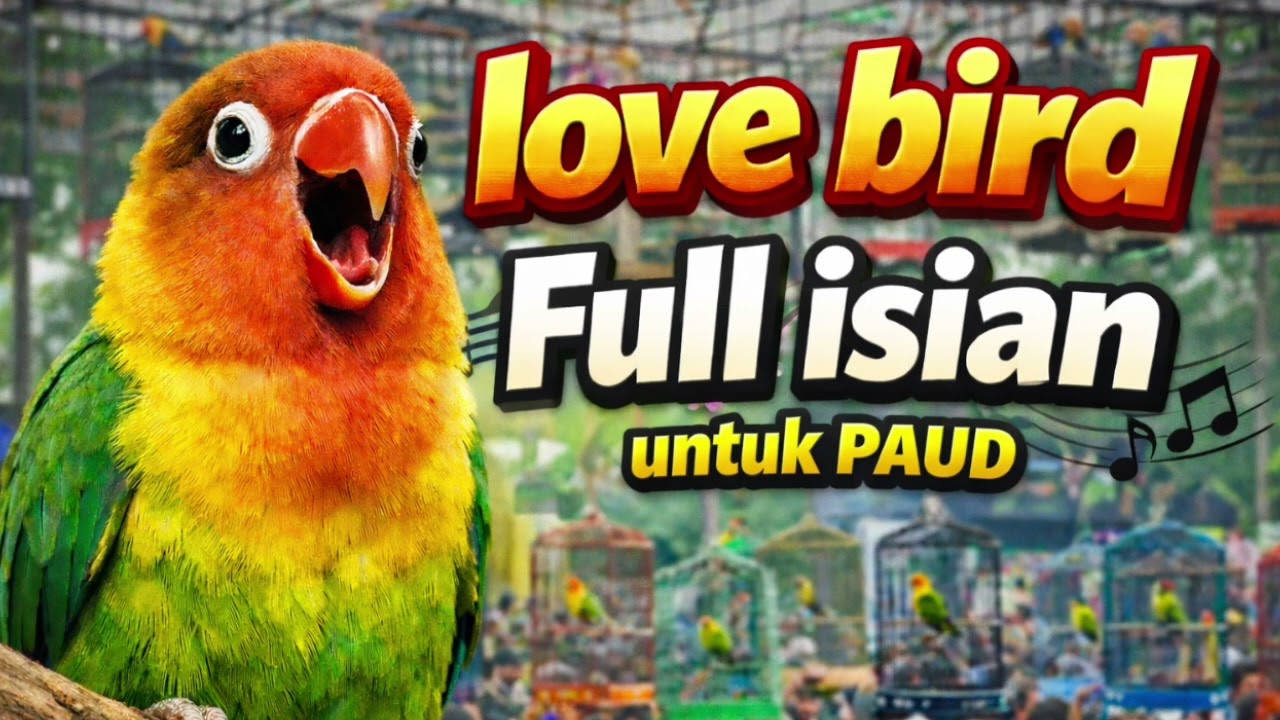 Lovebird ngekek panjang dengan variasi isian terbaik dan tembakan mewah 3 Maret 2026