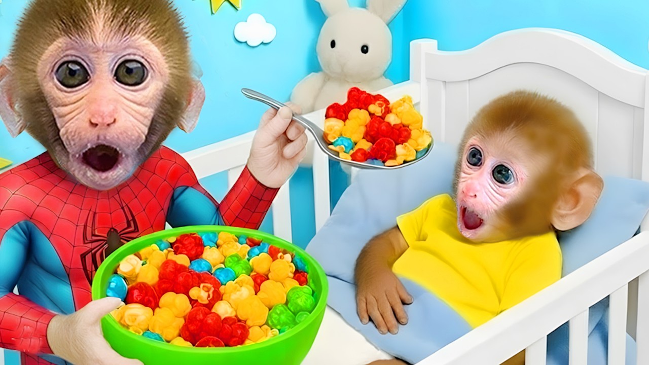 La Scimmia Bon Bon Diventa Supereroi Cura l’Anatroccolo e Prepara Donut