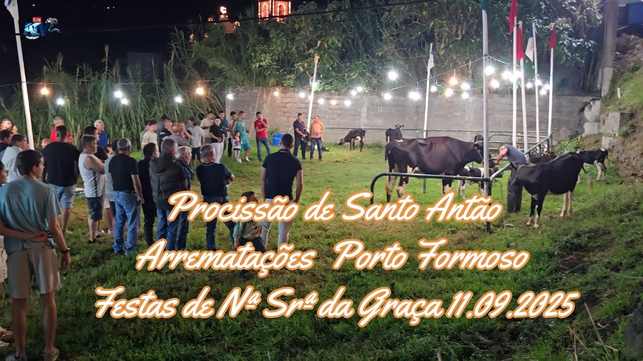 Procissão de Santo Antão e Arrematações Porto Formoso 11 09 2025