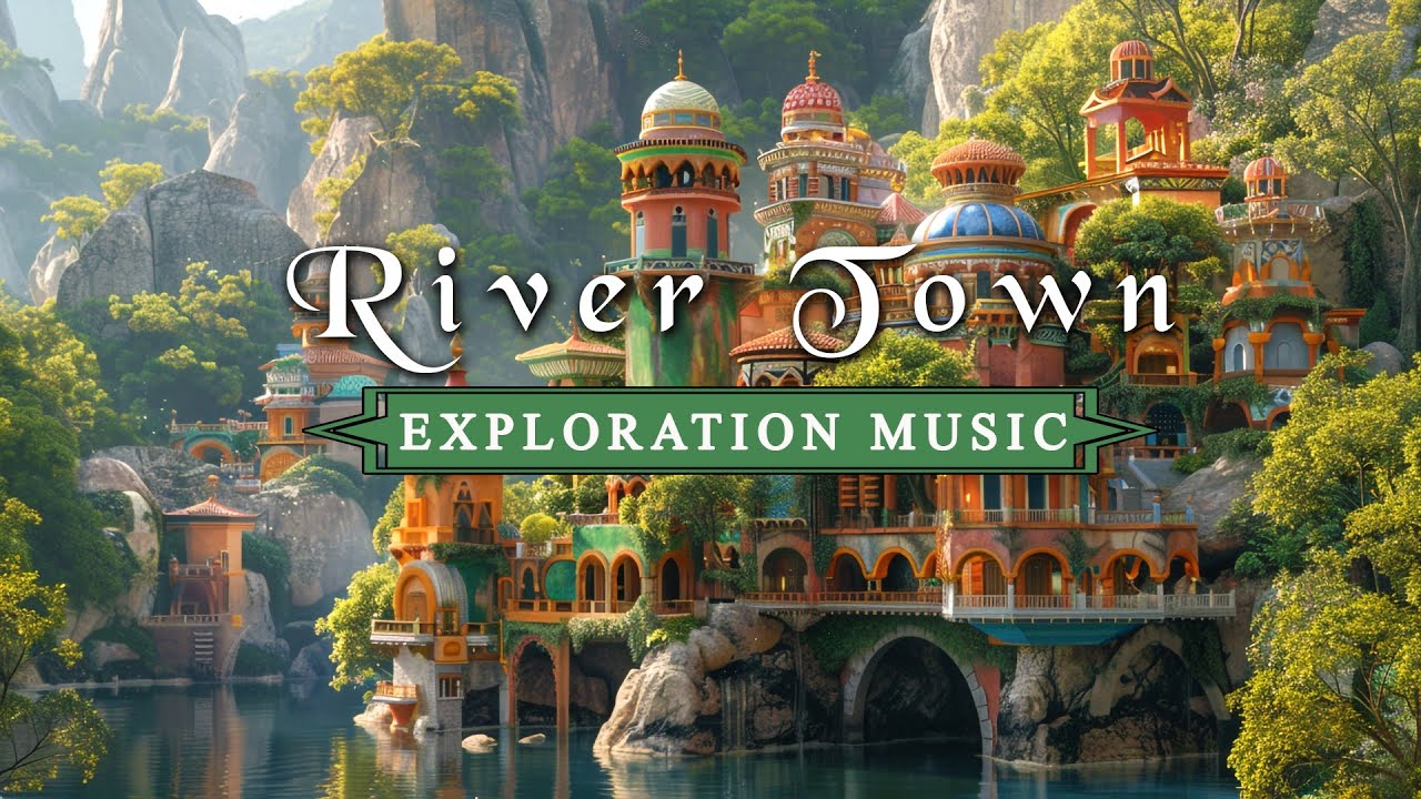 River Town | Relaxing Fantasy Exploration Music | D&D - RPG | Fantasy Music for Games