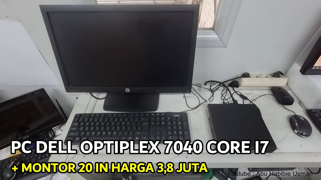 MINI PC DELL OPTIPLEX 7040 DAN MONITOR UNBOXING UNTUK HRD GA MANAGER
