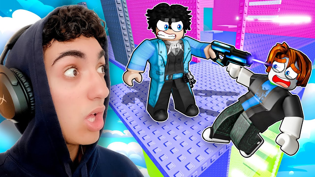 Trolling Players In Roblox With a LASER... (big mistake)