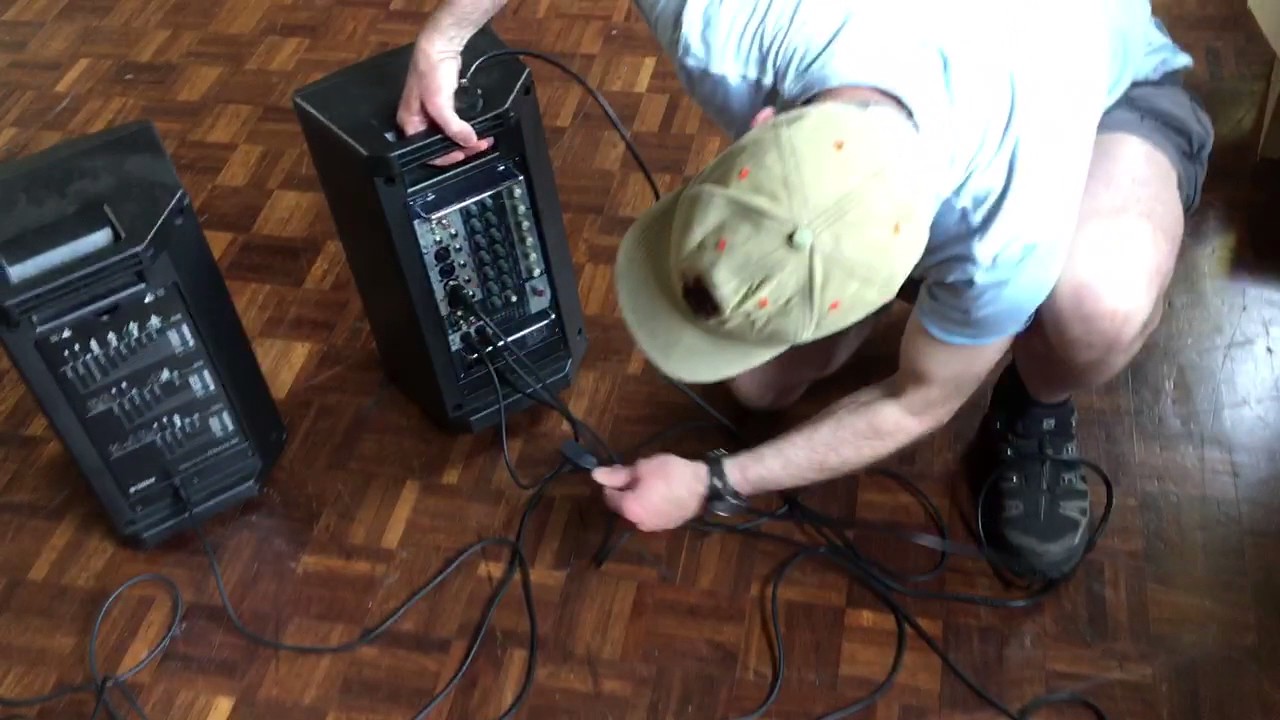 Setting up STAGEPAS 300 PA