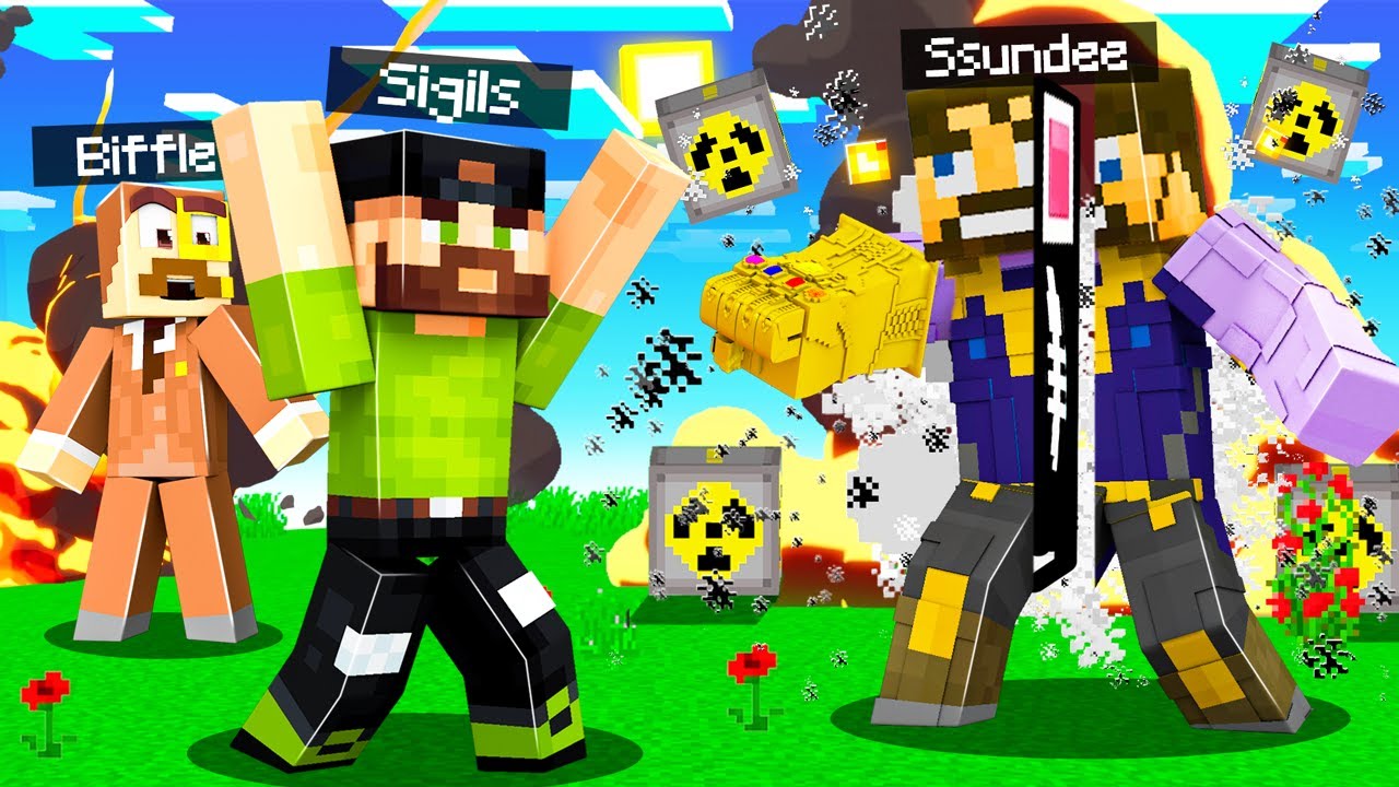 NUKING THANOS in Insane Craft