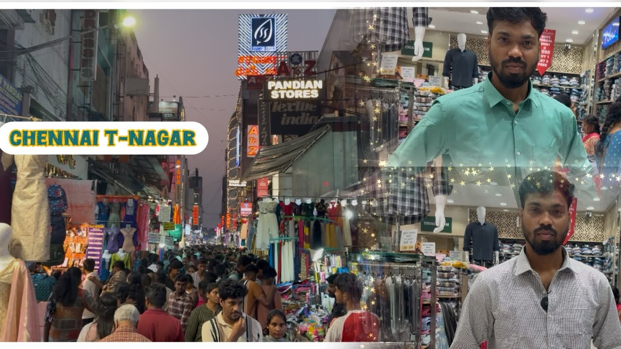 T Nagar vlog with vivek 🥳