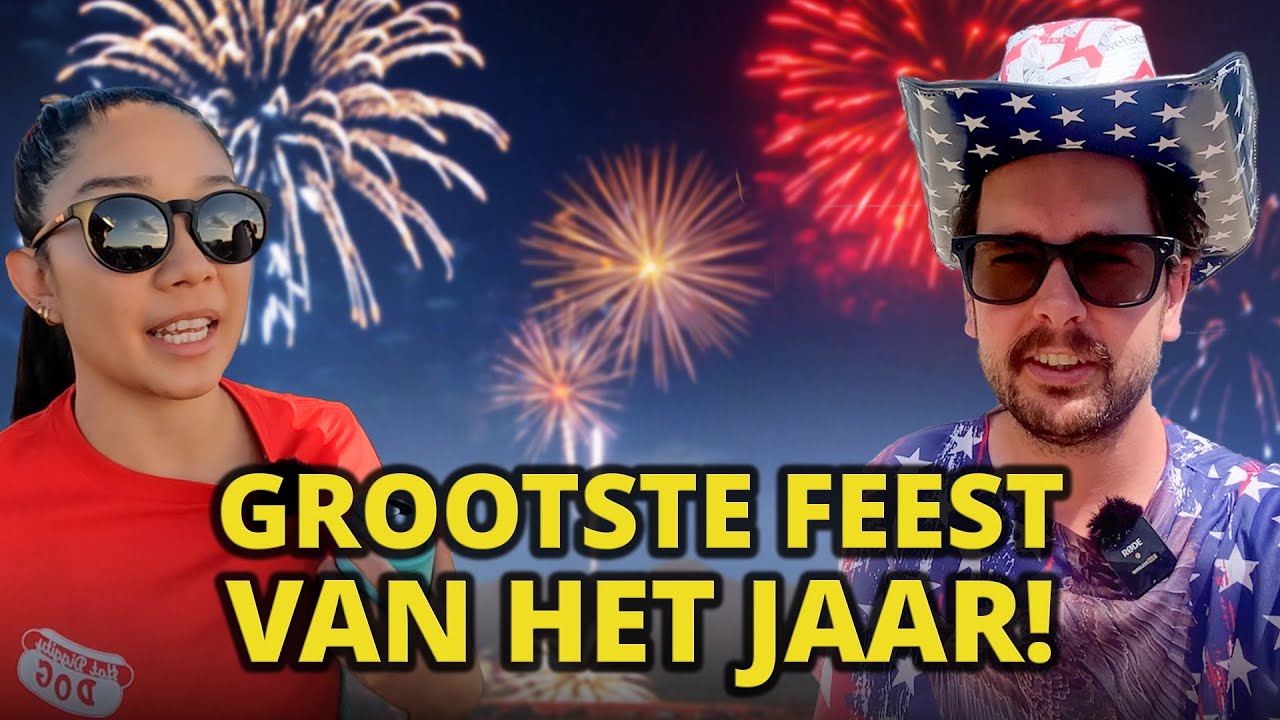 4TH of JULY vieren in AMERIKA (Hotdogs & Vuurwerk) - NEDERLANDSE Vlog
