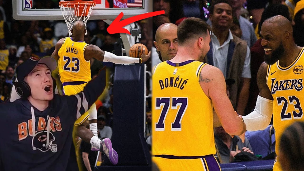LUKA MAGIC!! Reacting to Lakers vs Pelicans!
