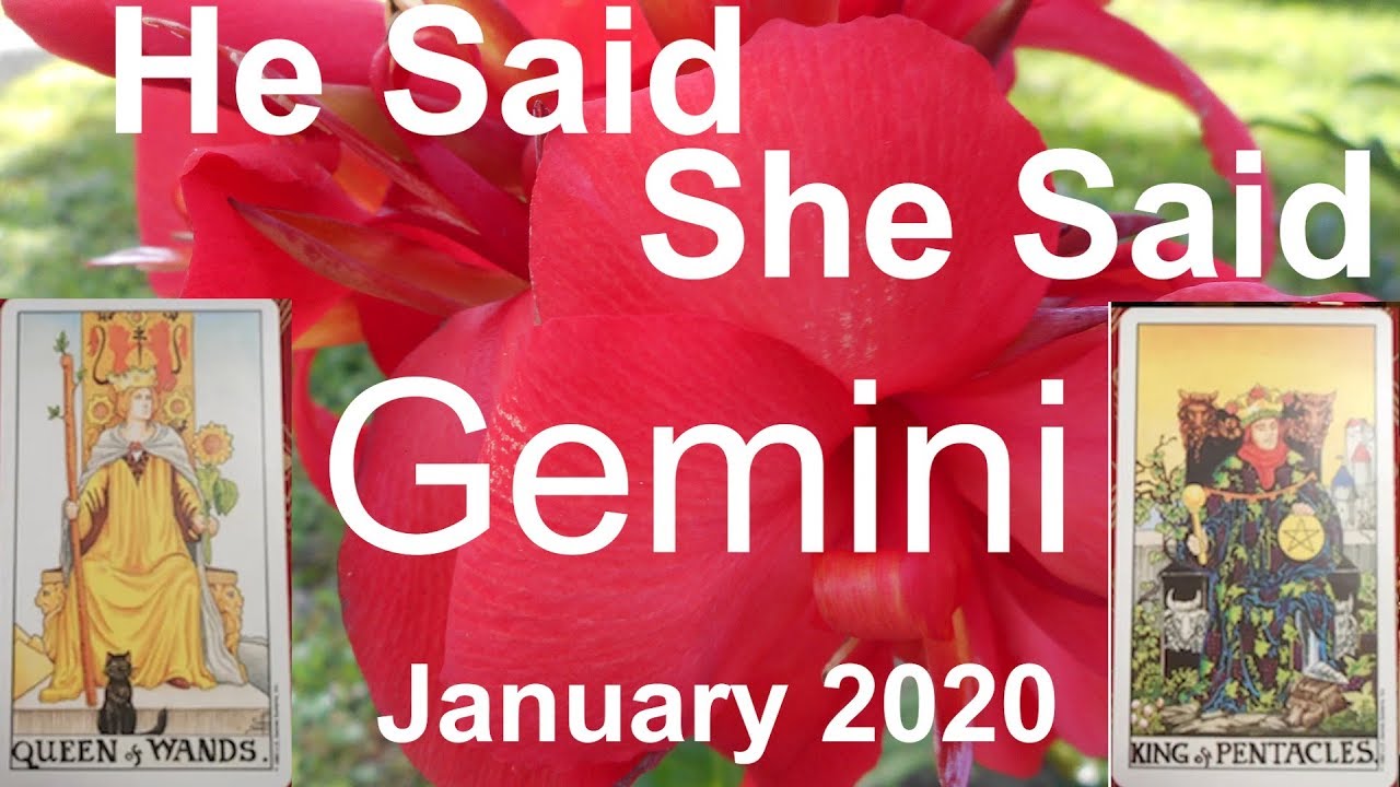 Gemini WHO WANTS IT BOTH WAYS? December 2019 He Said She Said Tarot
