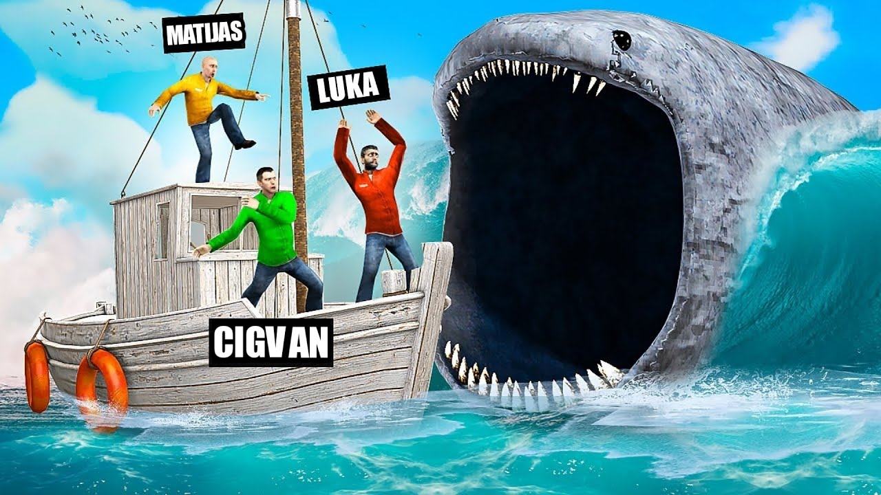 OGROMNO MORKSO ČUDOVIŠTE BLOOP NAS PROGANJA PO OCEANU (moramo preživjeti)