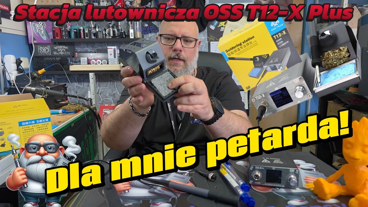 Stacja lutownicza T12X Plus. Żałuję ze tak p&oacute;źno.