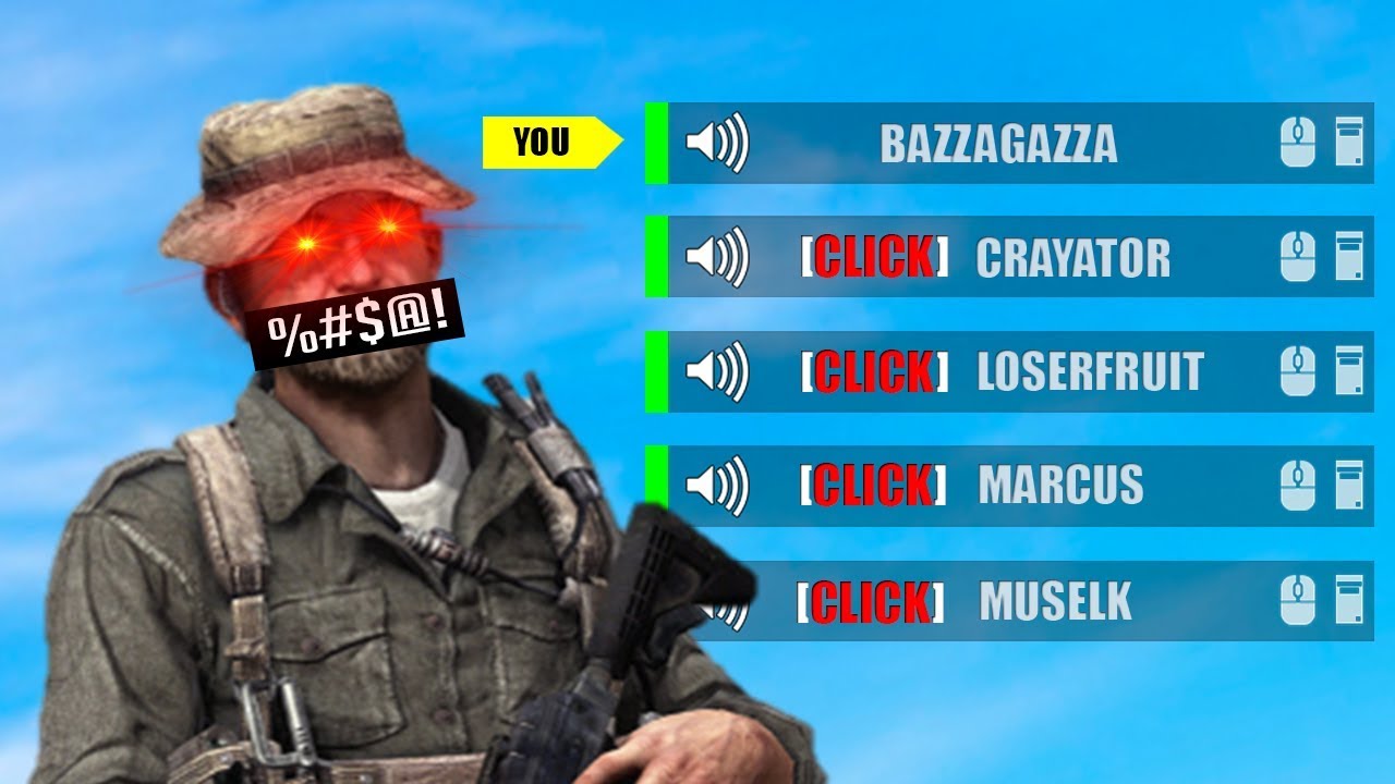 so I played Call of Duty: Modern Warfare with click...