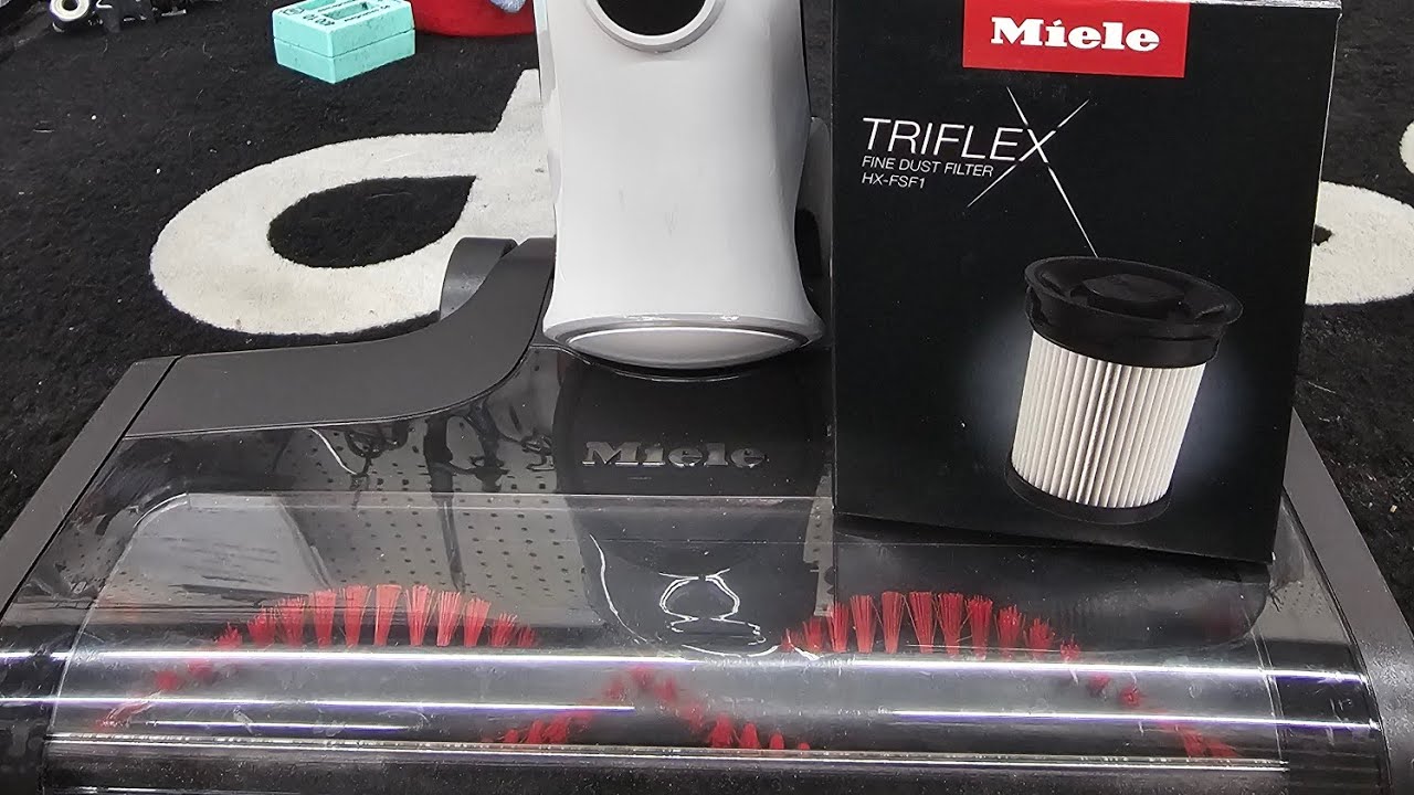 Miele triflex HX1 cómo cambiar el filtro.