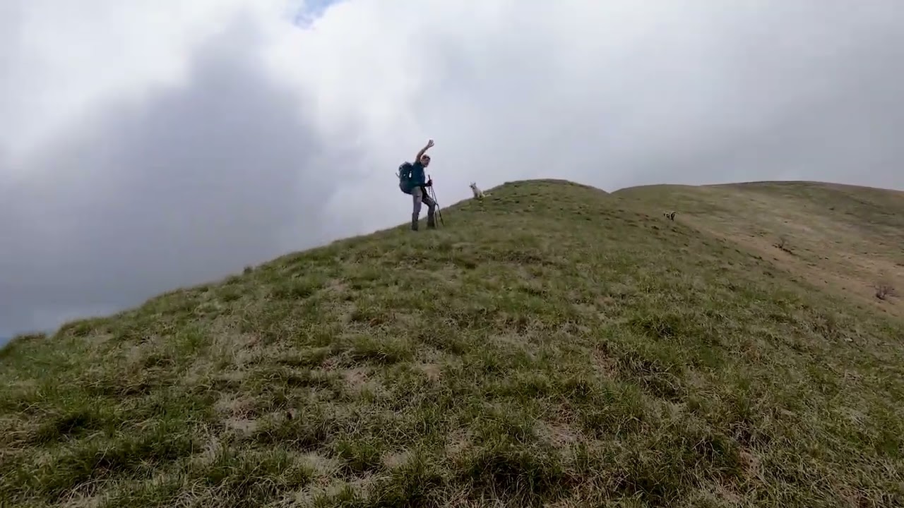 La valle Scurosa fino alla vetta del monte Pennino