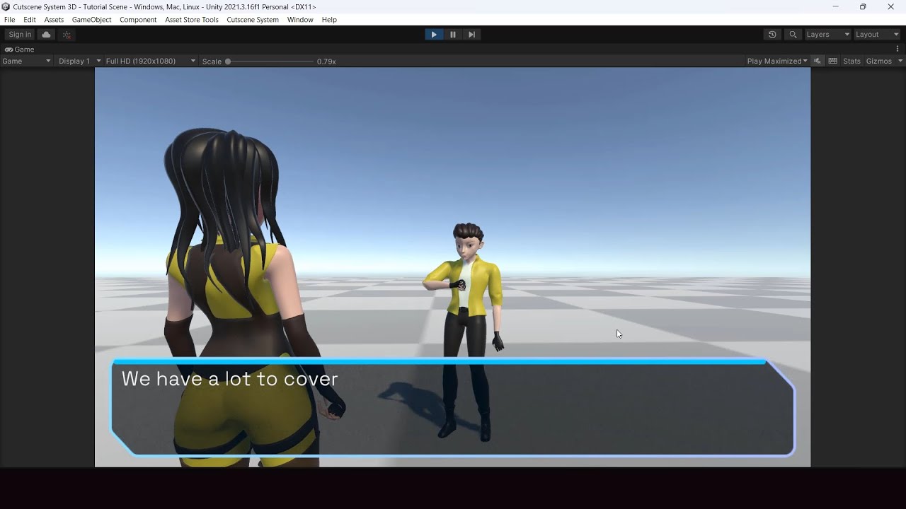 Create Cutscenes in Unity using the Non-Linear Dialogue & Cutscene System Asset