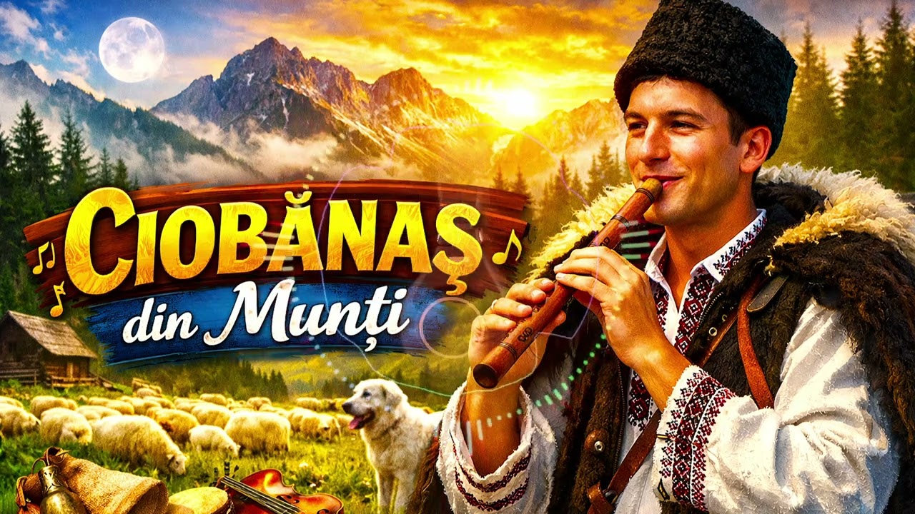 CIobanas din Munti 🐑 Melodia Ciobanilor 2026 | Melodie de Ciobanie | Dragi imi sunt mioarele