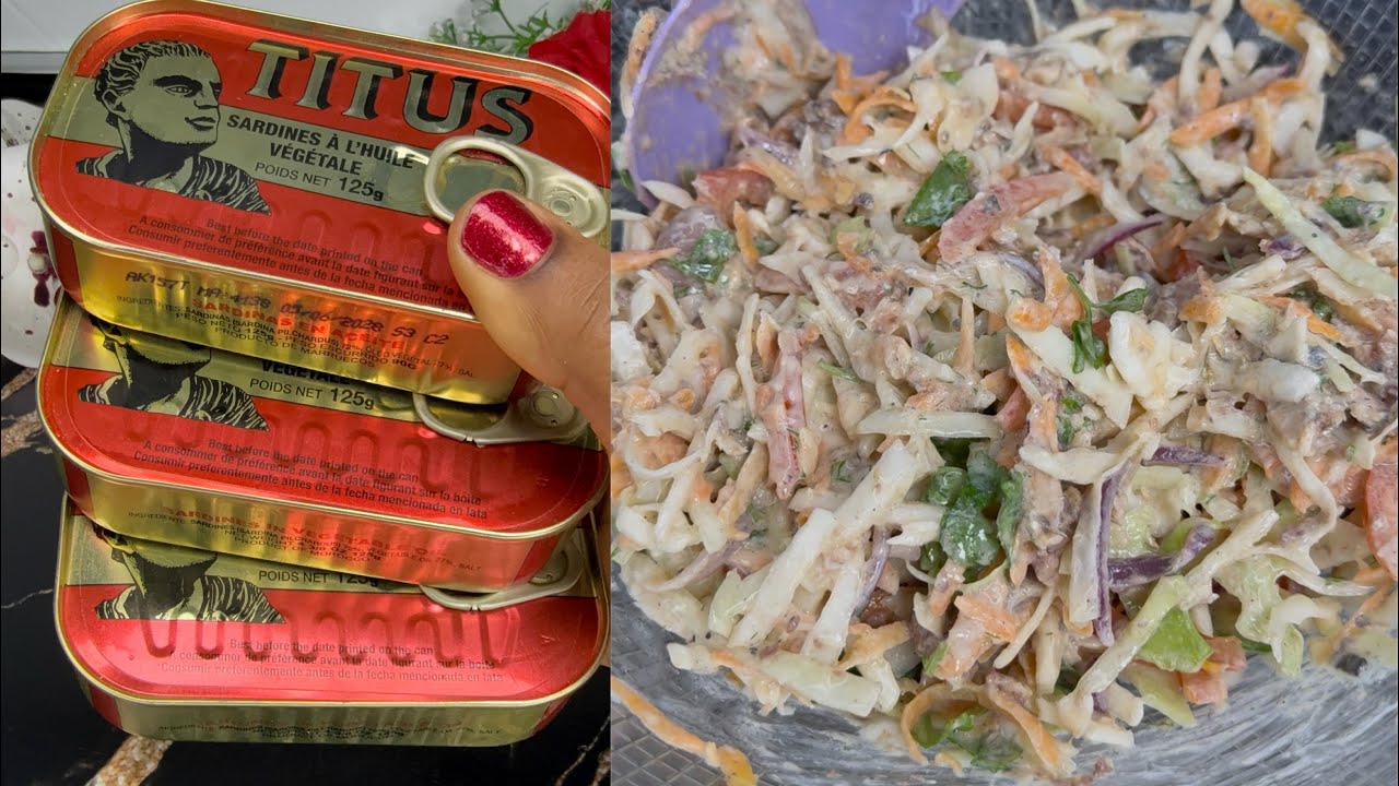 How To Make SARDINE SALAD | #sardinesrecipe #saladrecipe