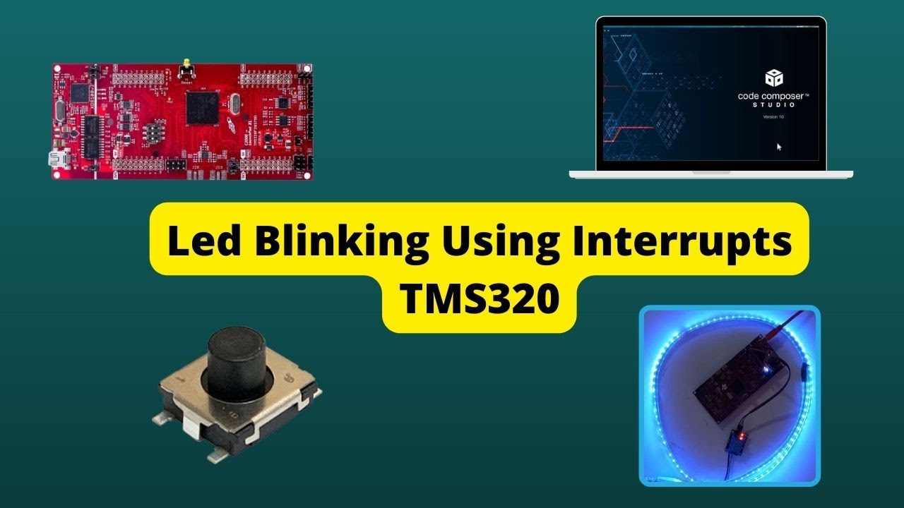 led Blinking Using Interrupt TMS320