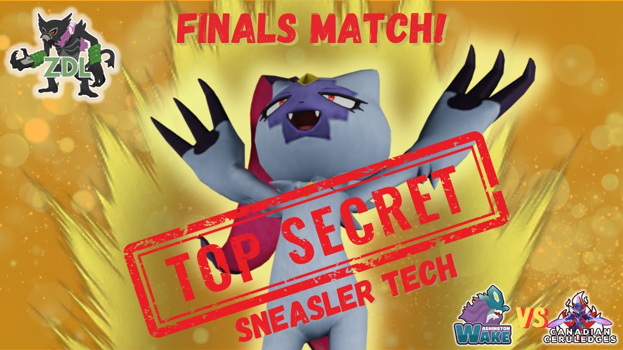 Can SNEASLER be a GLISCOR COUNTER in Pokemon Draft League? || ZDL Finals vs @Zachmand3r