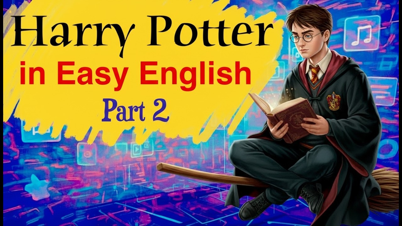 Learn English with Harry Potter Story Part 2| Easy English Listening Practice A2–B1 | (Slow English)