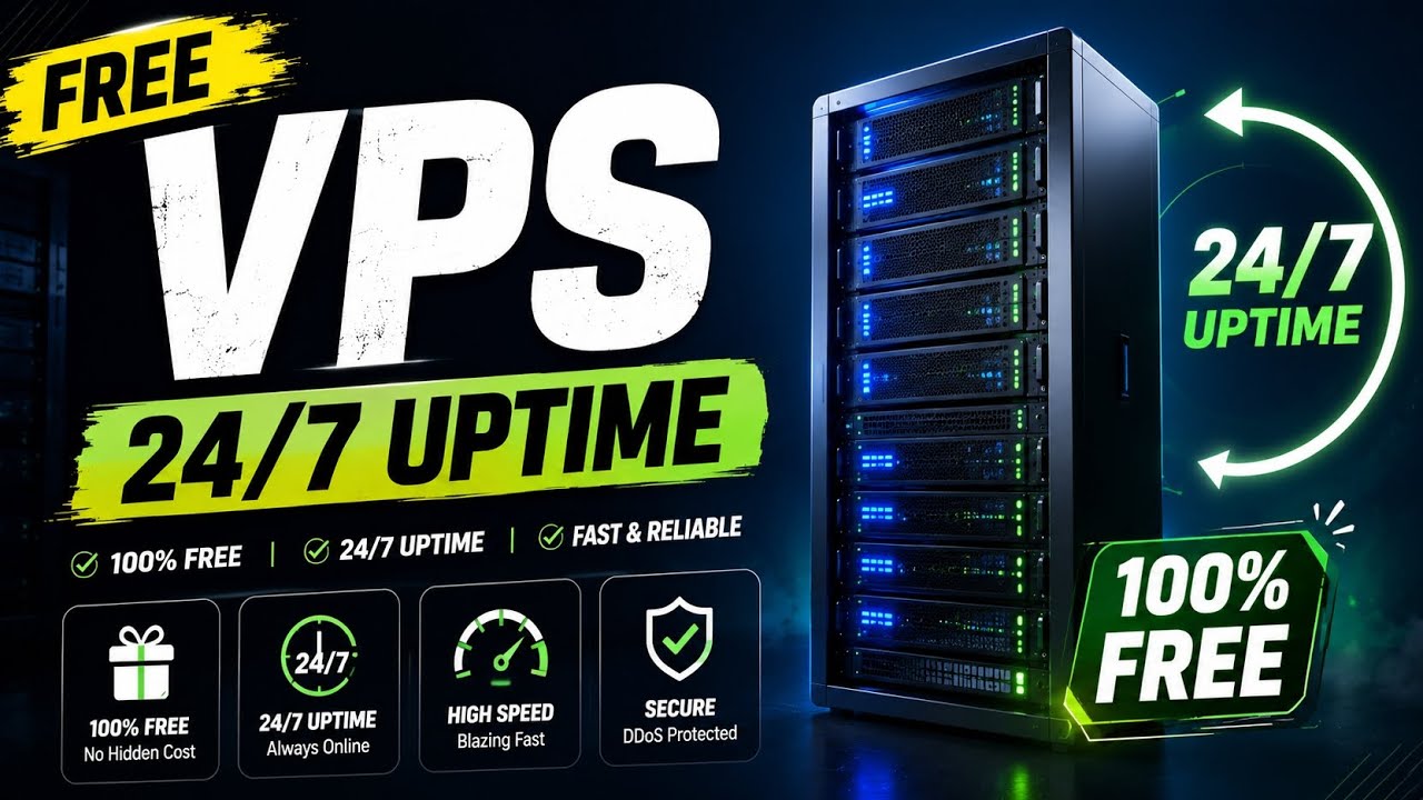 ( Day 2 ) new free vps 24/7 uptime new free vps hosting new vps 2026 ( not sponsor) I'm psycho