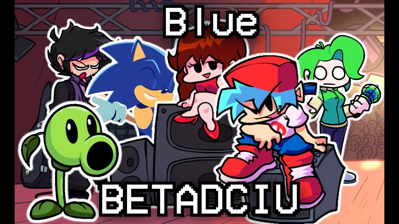 PLAYABLE?🎶 (FNF Blue [by Yung Kai] but Every Turn a Different Cover is Used/BETADCIU)